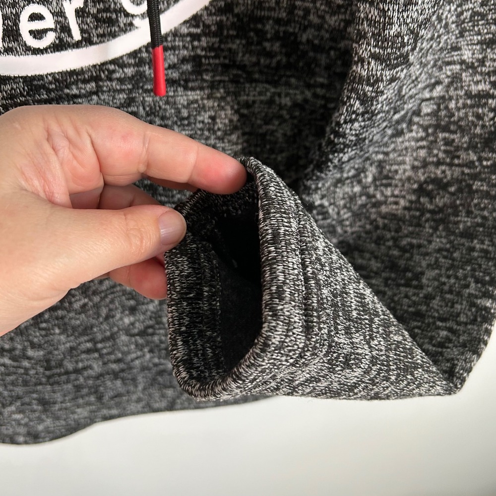 Canada Weather Gear Hoodie Medium Gray Black Speckled Pullover Sweatshirt NWT - Picture 9 of 11